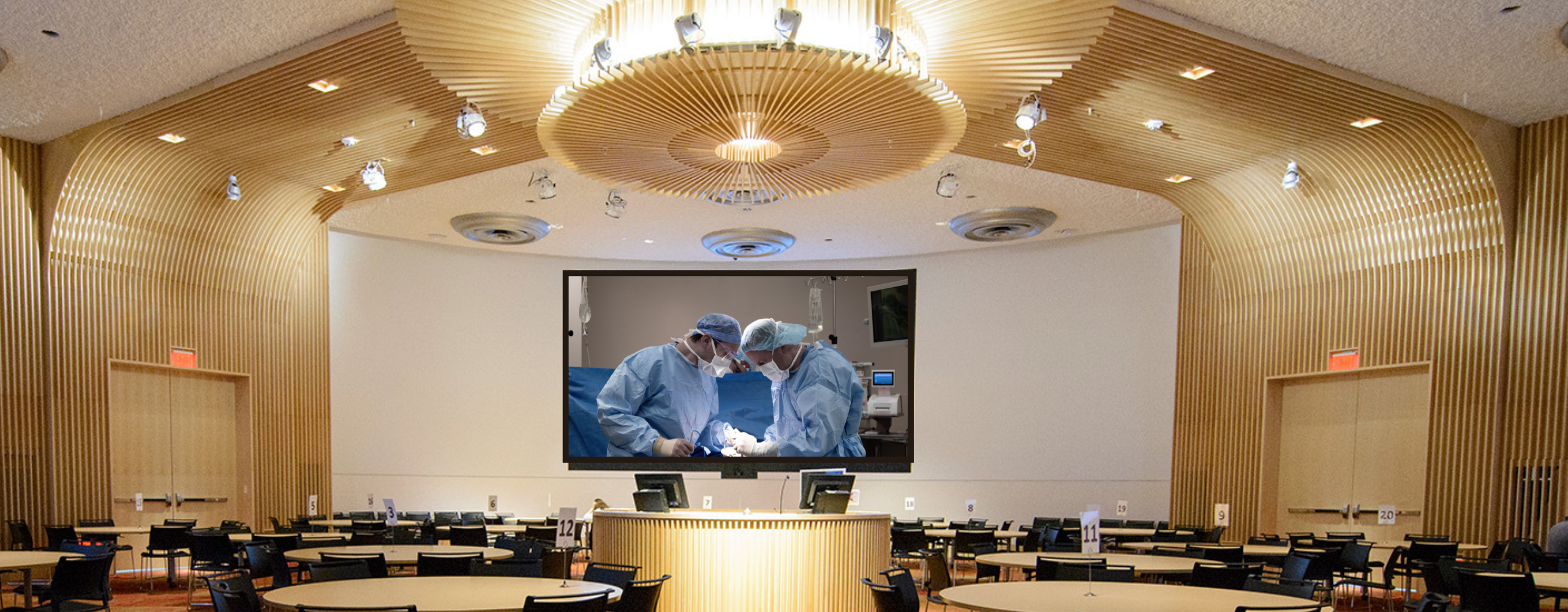 Inside view of the Academic Rotunda